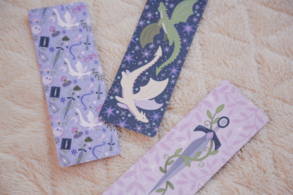 Fantasy Pattern Bookmark | Hand-Illustrated, Tear-Proof & Water-Resistant