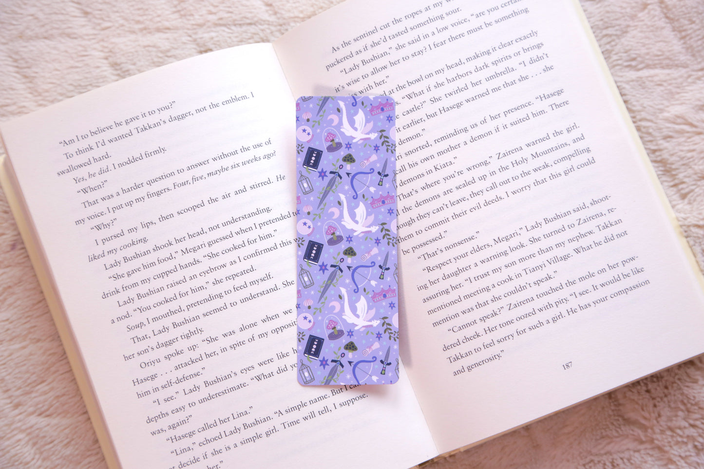 Fantasy Pattern Bookmark | Hand-Illustrated, Tear-Proof & Water-Resistant