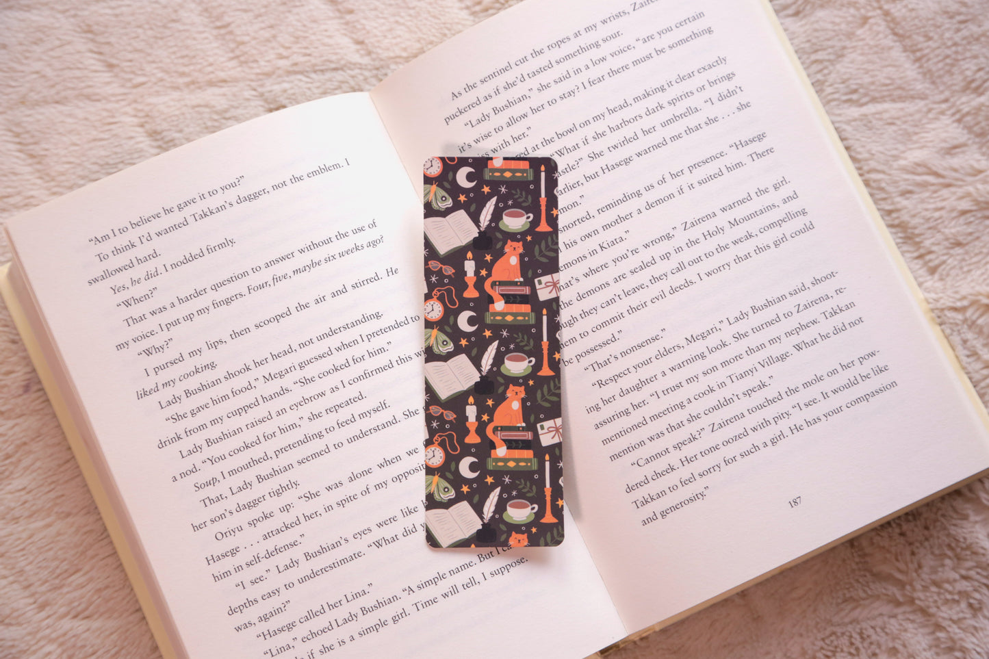 Dark Academia Bookmark | Hand-Illustrated, Tear-Proof & Water-Resistant