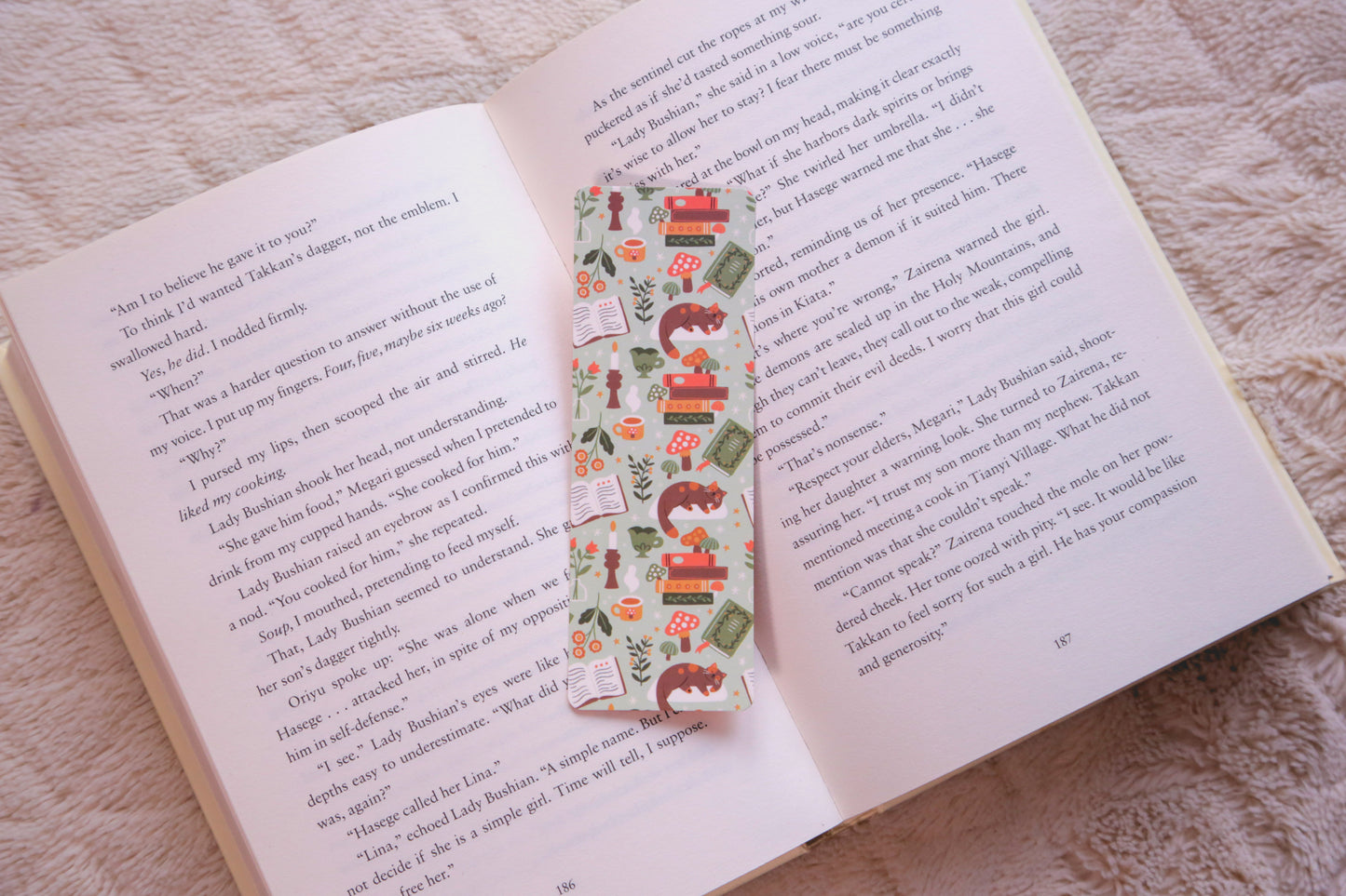 Light Academia Bookmark | Hand-Illustrated, Tear-Proof & Water-Resistant