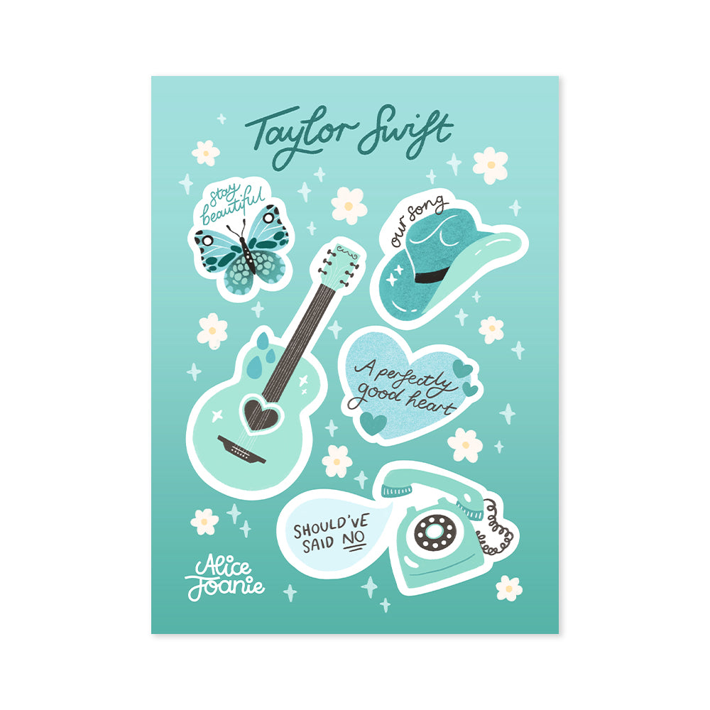 Taylor Swift Sticker Sheets - Individuals