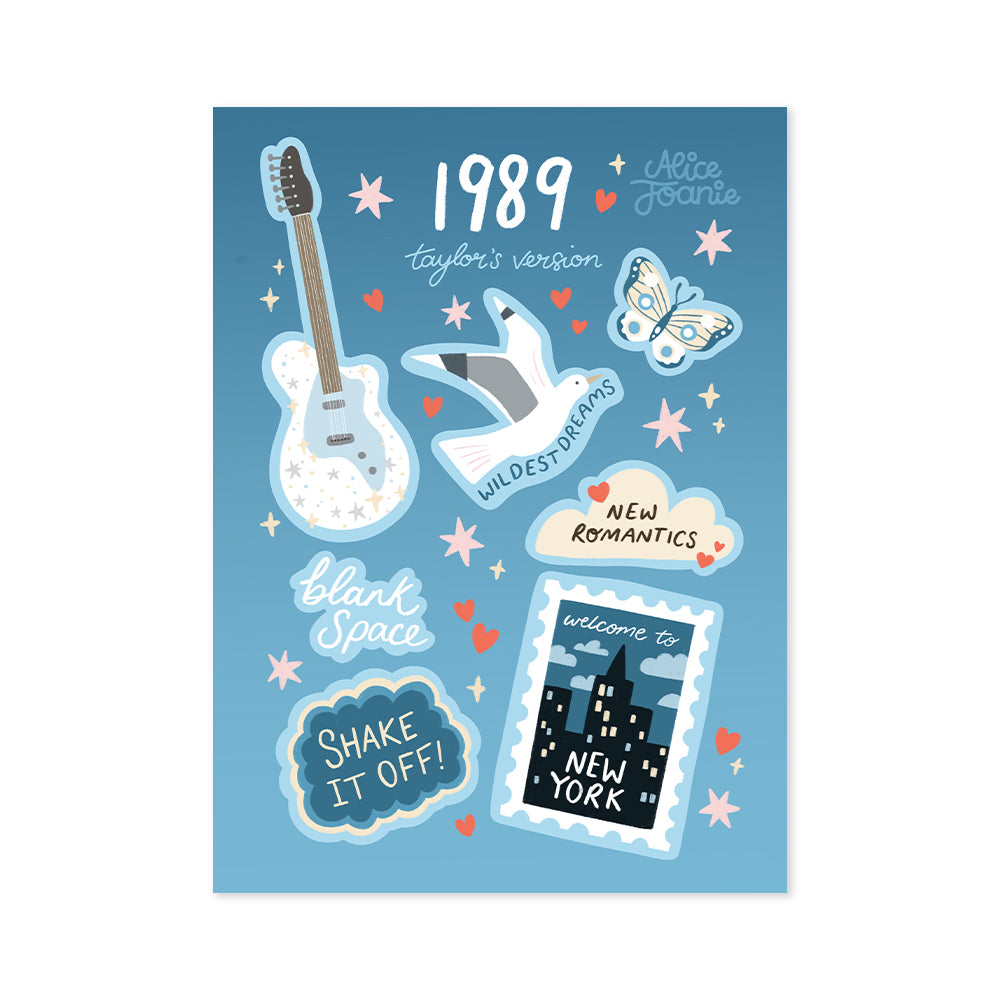 Taylor Swift Sticker Sheets - Individuals