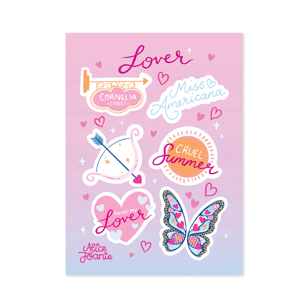 Taylor Swift Sticker Sheets - Individuals