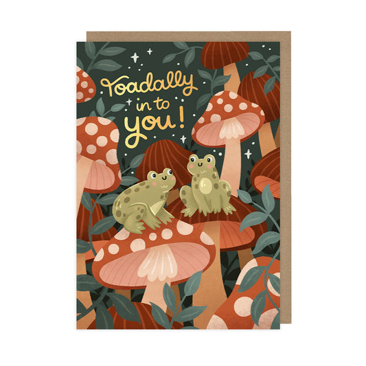 Toad-ally In To You, Valentine's Day Card