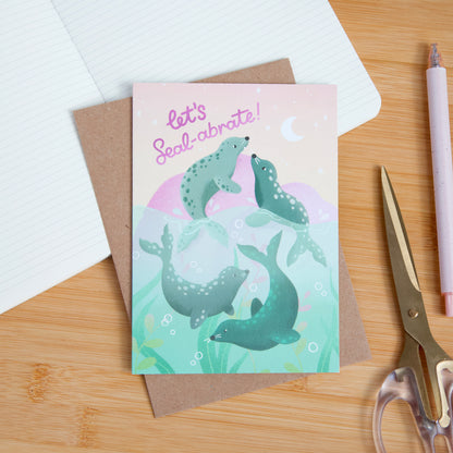 Let's Seal-abrate, Birthday Card